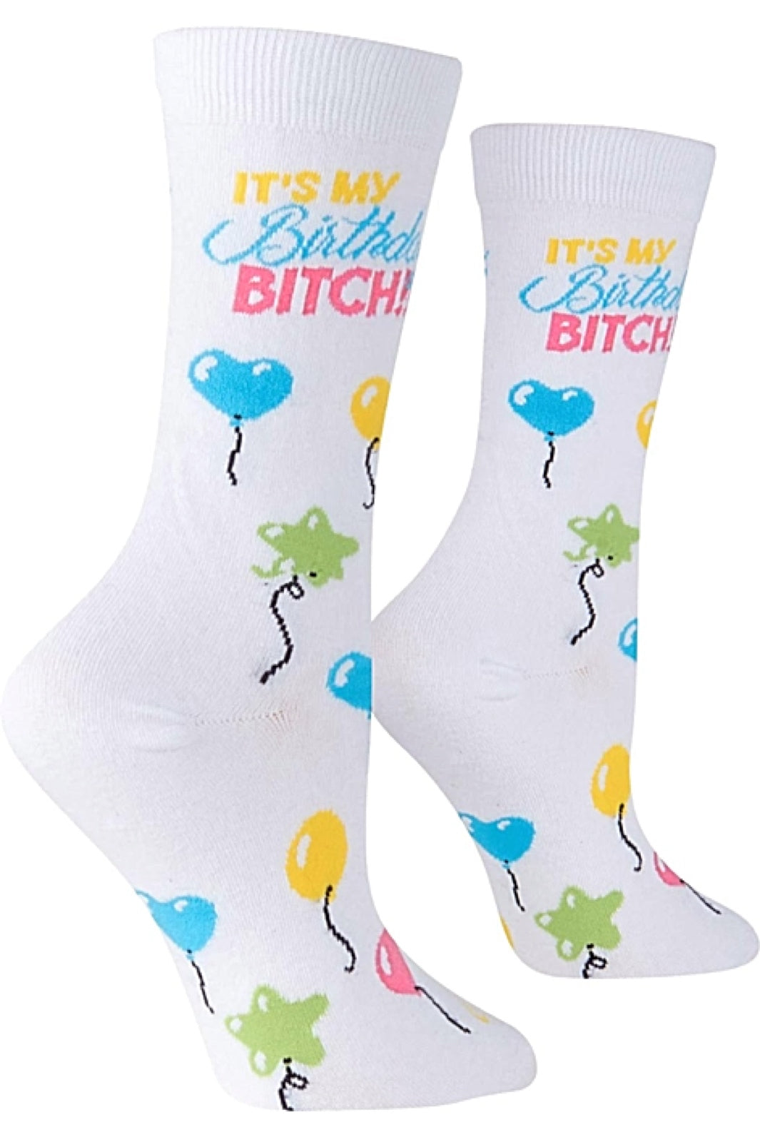 COOL SOCKS BRAND Ladies BIRTHDAY Socks 'IT’S MY BIRTHDAY BITCH’ - Novelty Socks for Less