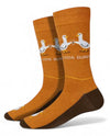 GOOSE BUMPS Men’s Socks Sock Harbor Brand Geese Fist Bumping - Novelty Socks And Slippers