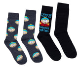SOUTH PARK MEN’S 2 PAIR OF SOCKS ‘I KNOW THAT I AM AWESOME & COOL’