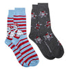 RUDOLPH THE RED NOSED REINDEER Men’s 2 Pair Of Christmas Socks With BUMBLE - Novelty Socks And Slippers