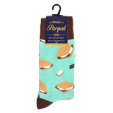 SMORES Men's Socks SMORES ALL OVER PARQUET BRAND