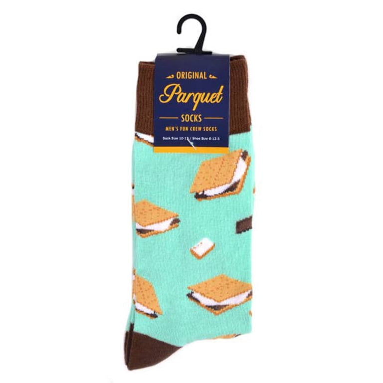 SMORES Men's Socks SMORES ALL OVER PARQUET BRAND