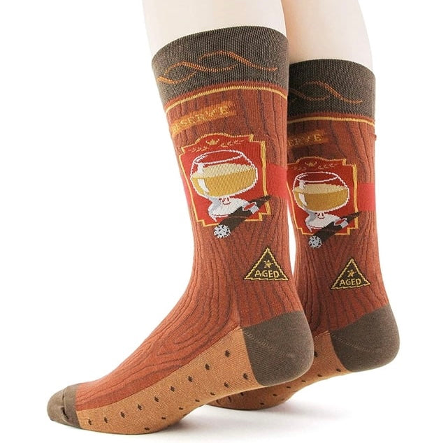 BOURBON & CIGARS Men's Socks FOOT TRAFFIC