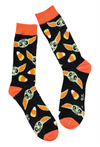 STAR WARS Men’s BABY YODA HALLOWEEN Socks CANDY CORN ALL OVER - Novelty Socks And Slippers