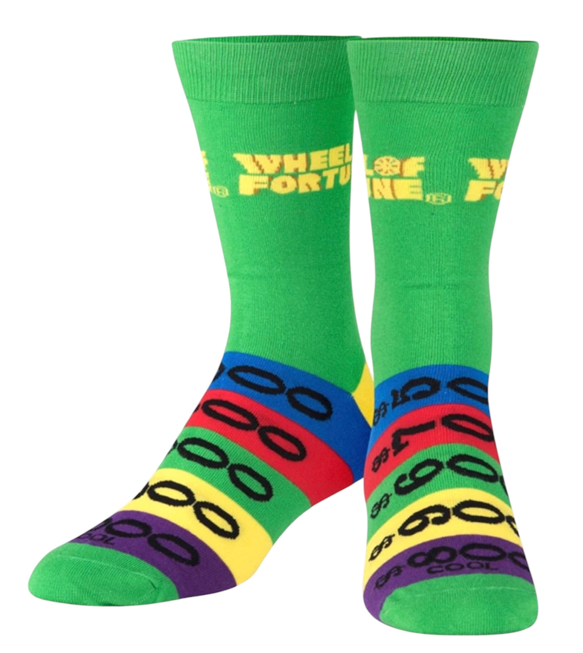 WHEEL OF FORTUNE TV Game Show Men’s Socks COOL SOCKS BRAND