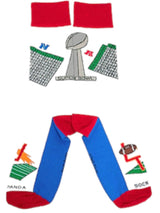 FOOTBALL SUPERBOWL POOL Men’s Socks SOCK PANDA Brand - Novelty Socks for Less