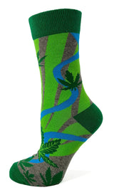 FABDAZ BRAND LADIES MARIJUANA SOCKS ‘I’M A LITTLE HIGH MAINTENANCE’ - Novelty Socks And Slippers