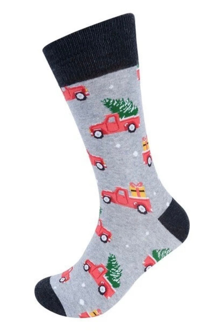 CHRISTMAS Men's Crew Socks PARQUET Brand (CHOOSE FROM 17 STYLES)