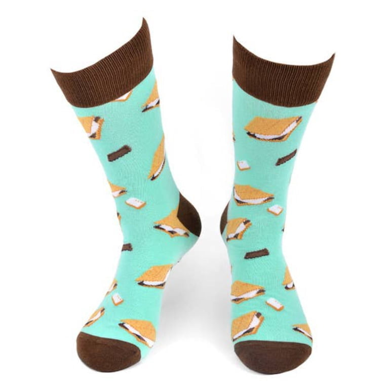 SMORES Men's Socks SMORES ALL OVER PARQUET BRAND