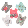 PEANUTS Ladies CHRISTMAS 5 Pair Of No Show Socks With CHARLIE BROWN, LUCY, SALLY, LINUS & SNOOPY