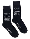 DO I LOOK LIKE A F*CKING PEOPLE PERSON Unisex Socks What’d You Say Brand - Novelty Socks And Slippers