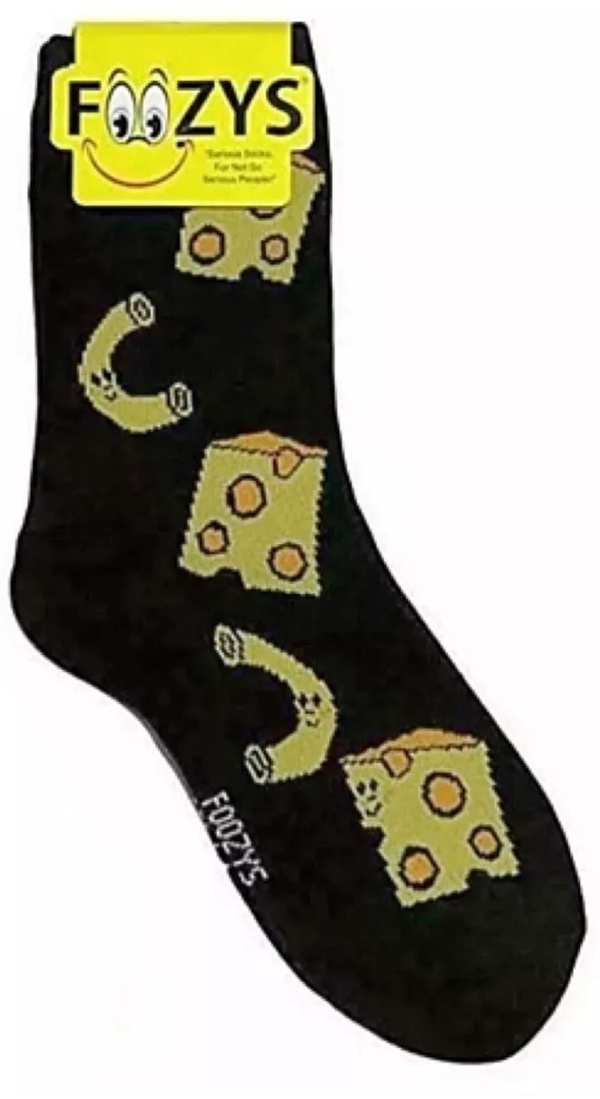 FOOZYS Brand Ladies MACARONI & CHEESE Socks - Novelty Socks And Slippers