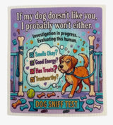FUNNY DOG SAYINGS Set Of 3 Swedish Dishcloths ‘MY DOG THINKS I’M A F*CKING DELIGHT’