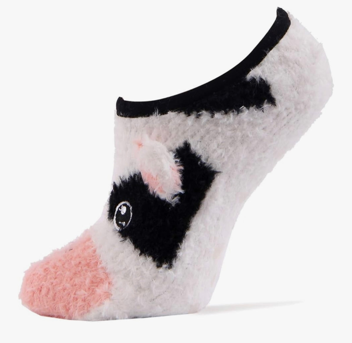CUTE COW Ladies Non Slip Fuzzy Slippers Oooh Yeah Brand - Novelty Socks And Slippers