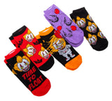 IT THE MOVIE Ladies 5 Pair Of PENNYWISE Low Show HALLOWEEN Socks ‘TIME TO FLOAT’