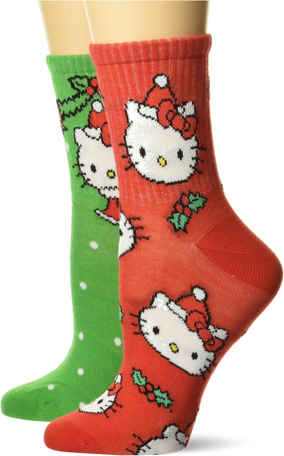 SANRIO HELLO KITTY CHRISMTAS Ladies 2 Pair Of Socks