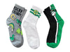 DISNEY Ladies ST. PATRICKS DAY 3 Pair Of MICKEY MOUSE Socks 'LUCKY CHARM' - Novelty Socks And Slippers