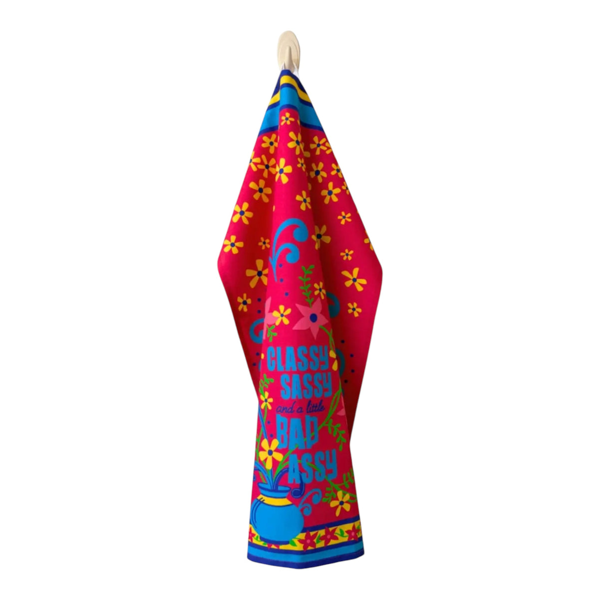 CLASSY SASSY And A LITTLE BAD ASSY Kitchen Tea Towel FABDAZ Brand