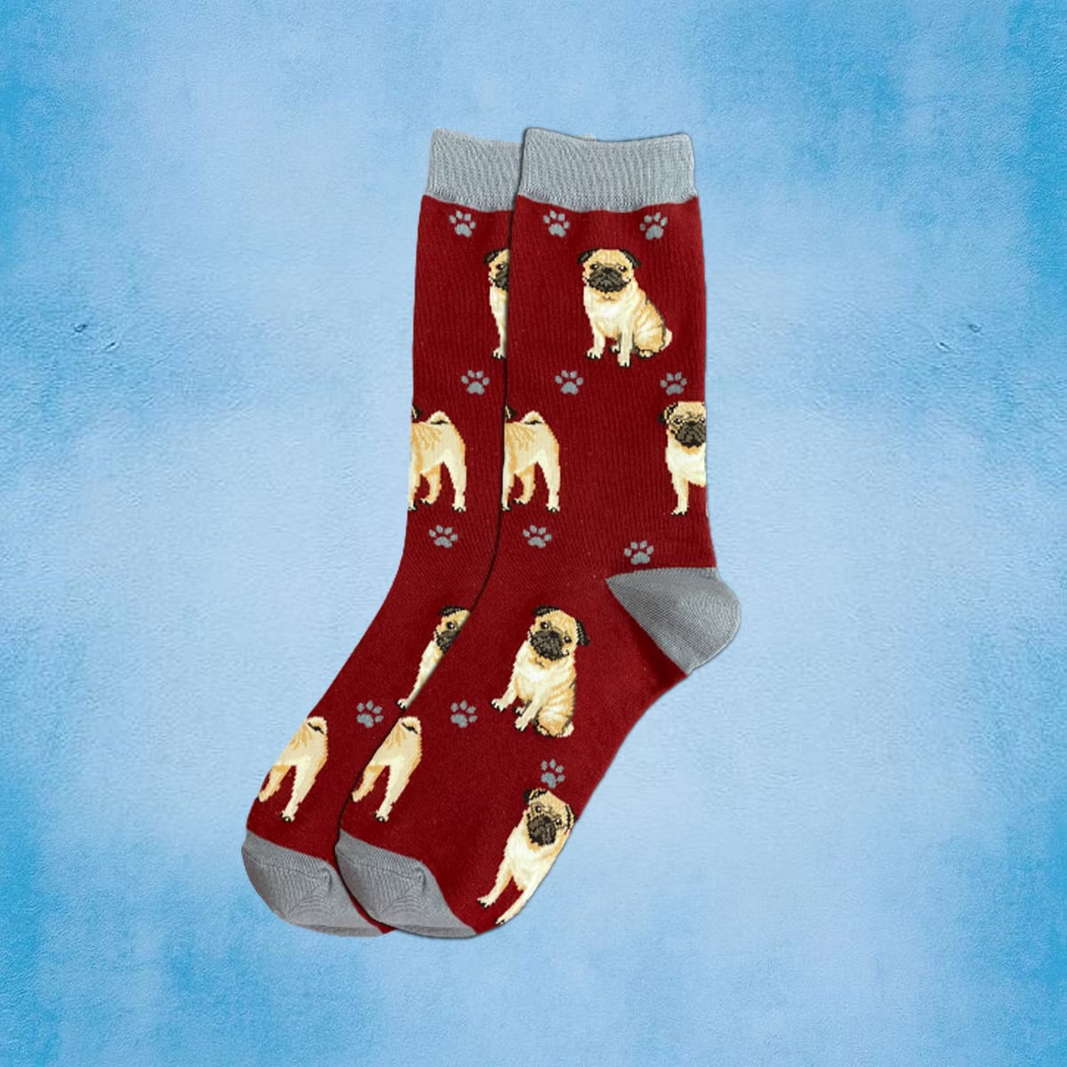 PUG DOG Adult Unisex Socks By E&S Pets Choose Style