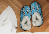 SIBERIAN HUSKY Dog Ladies Non-Slip Slippers COMFIES BRAND By E&S Pets - Novelty Socks And Slippers
