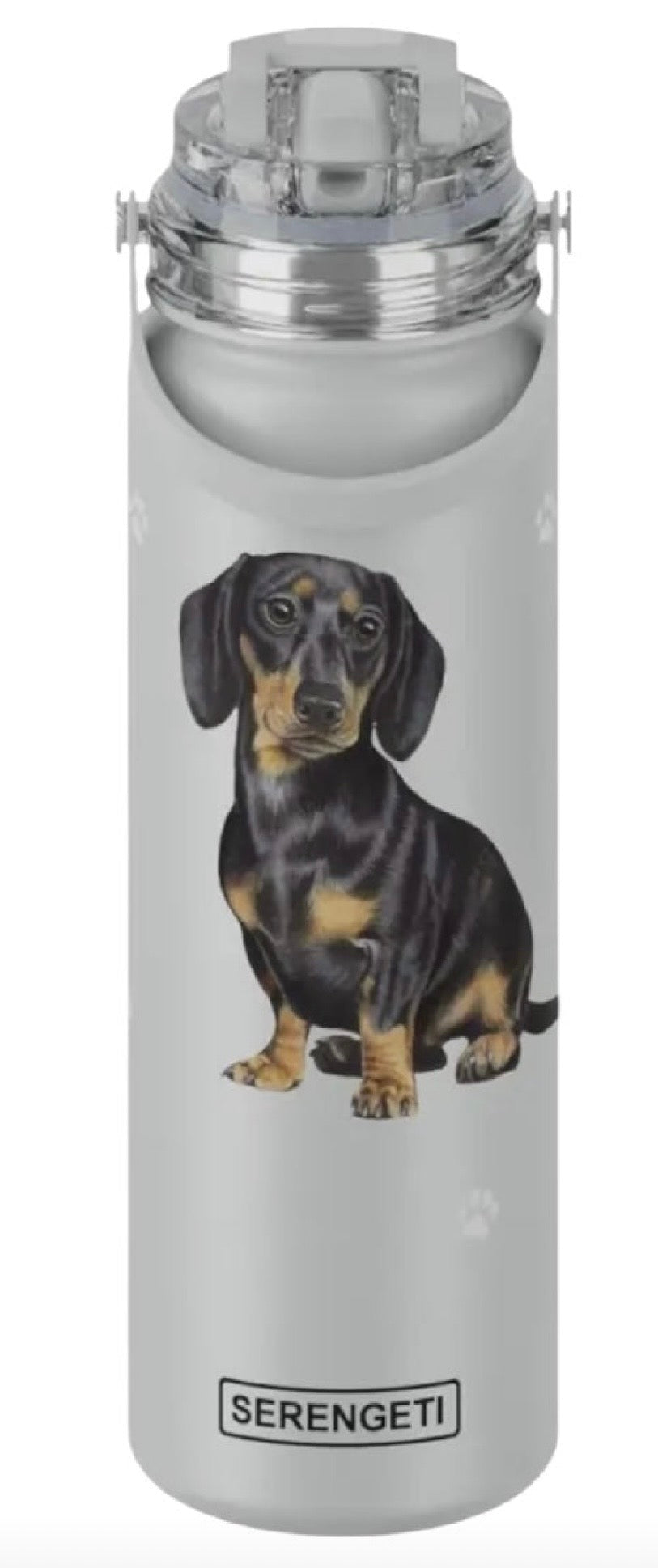 Dog & Cat Stainless Steel 24 Oz. Water Bottle By E&S Pets (Choose Breed) - Novelty Socks And Slippers