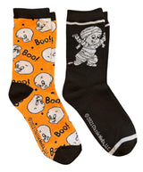 CASPER THE FRIENDLY GHOST LADIES 2 Pair Of HALLOWEEN Socks
