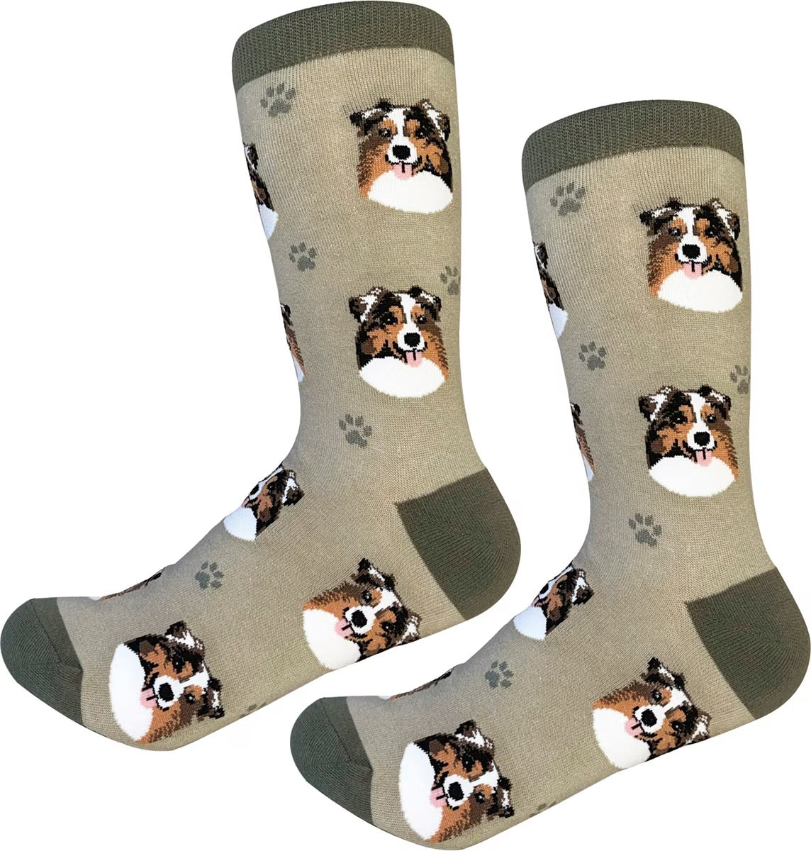 AUSTRALIAN SHEPHERD Dog Adult Unisex Socks By E&S Pets Choose Style