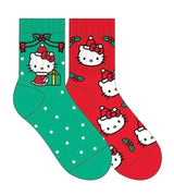 SANRIO HELLO KITTY CHRISMTAS Ladies 2 Pair Of Socks