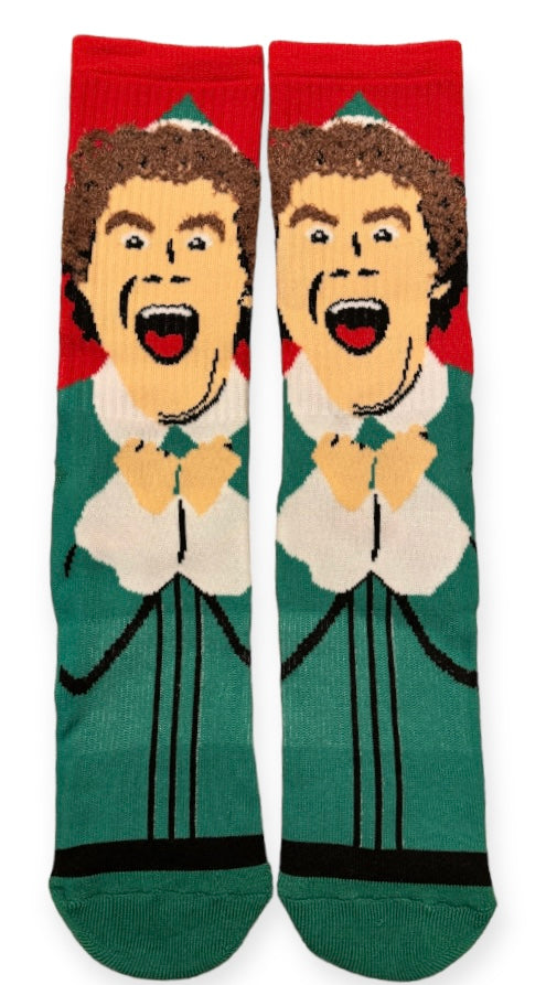 ELF The Movie Men’s CHRISTMAS Socks BUDDY THE ELF - Novelty Socks And Slippers