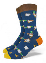 MALLARD DUCKS & BREAD Men's Socks Good Luck Sock Brand - Novelty Socks And Slippers