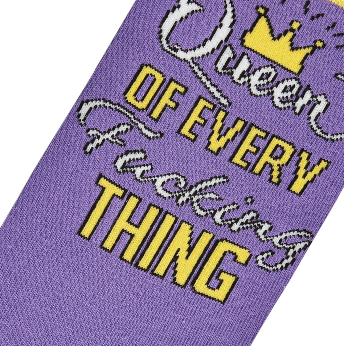 QUEEN OF EVERY FUCKING THING LADIES SOCKS COOL SOCKS BRAND