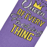 QUEEN OF EVERY FUCKING THING LADIES SOCKS COOL SOCKS BRAND