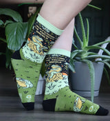 GROOVY THINGS Brand Ladies WATCHING THE FUCKERY UNFOLD Socks - Novelty Socks And Slippers