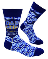 FABDAZ Brand Men’s DAD JOKES LOADING….. PLEASE WAIT Socks - Novelty Socks And Slippers