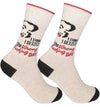 I THINK I SEIZED THE WRONG FUCKING DAY Adult Unisex Socks Funatic Brand - Novelty Socks And Slippers