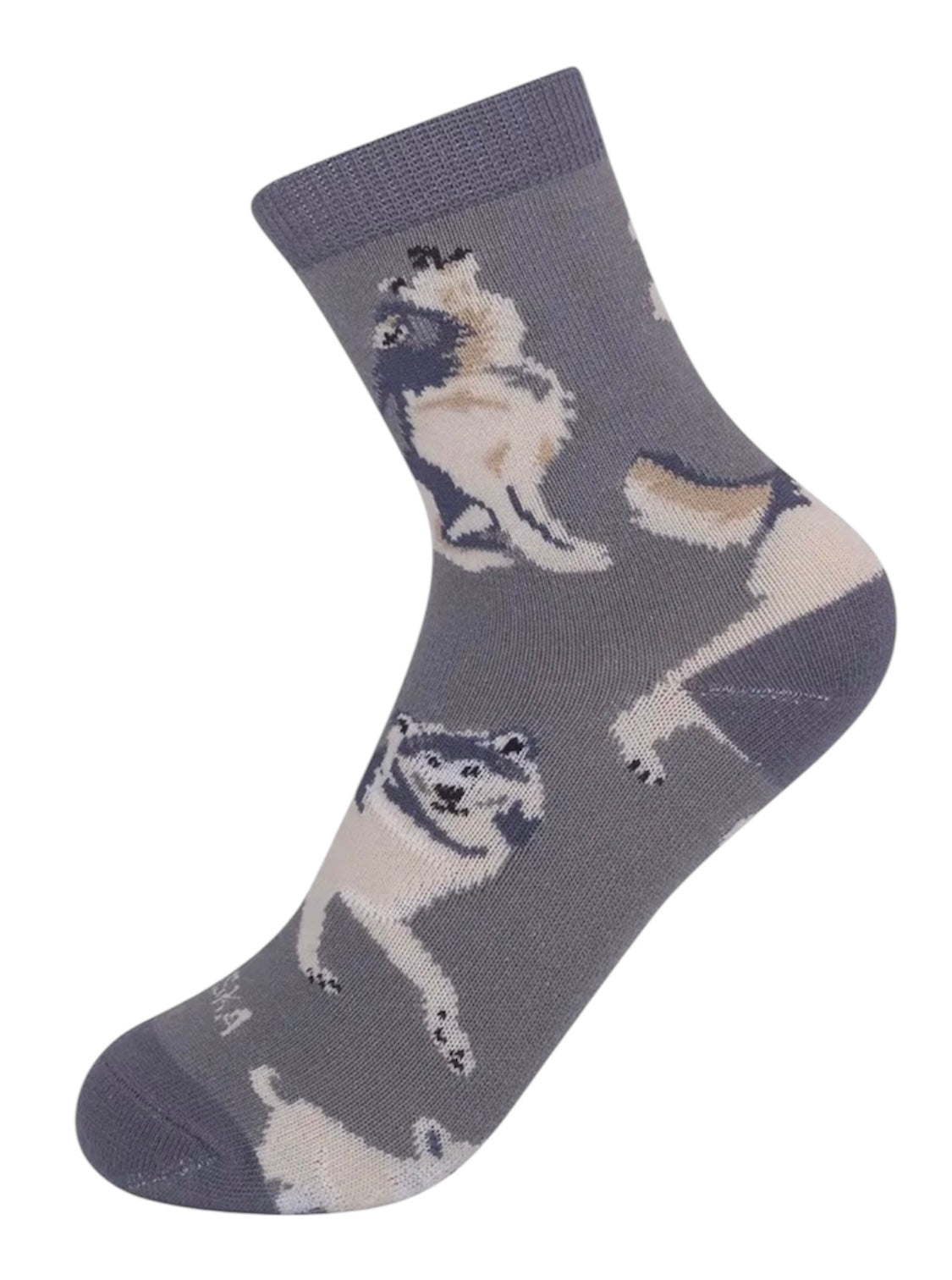 GRAY WOLF Unisex Kids Socks FUNATIC Brand Kids Age 7-10 - Novelty Socks And Slippers