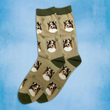 AUSTRALIAN SHEPHERD Dog Adult Unisex Socks By E&S Pets Choose Style