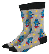 CHARGE OF THE ROBOTS Men’s Socks SOCKSMITH Brand