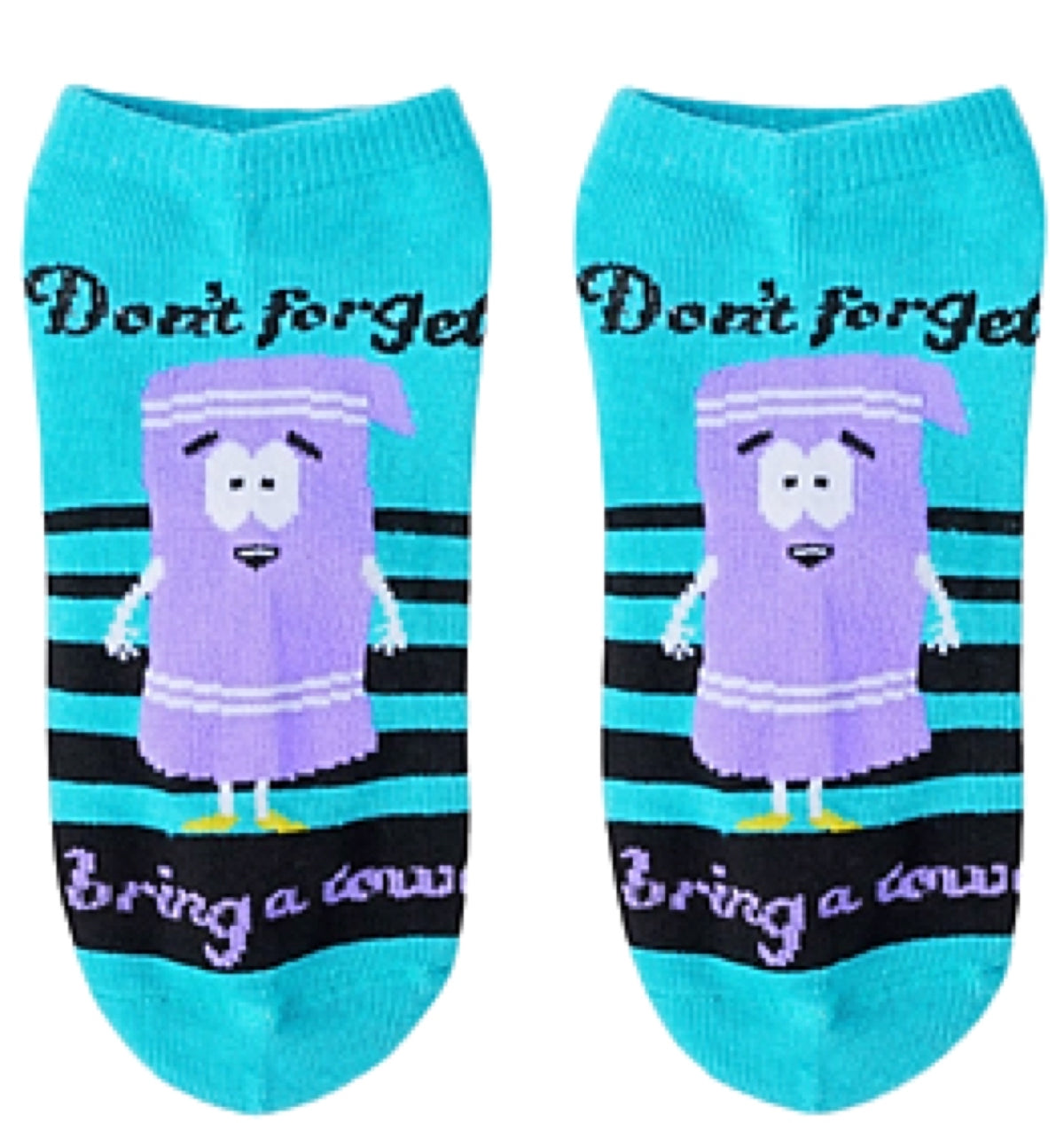SOUTH PARK LADIES 5 PAIR OF NO SHOW SOCKS TOWLIE ‘GIRLS RULE WOMEN ARE FUNNY GET OVER IT’ - Novelty Socks for Less
