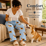 WELSH CORGI Dog Adult Unisex PAJAMA BOTTOMS COMFIES Brand By E&S PETS (CHOOSE SIZE)