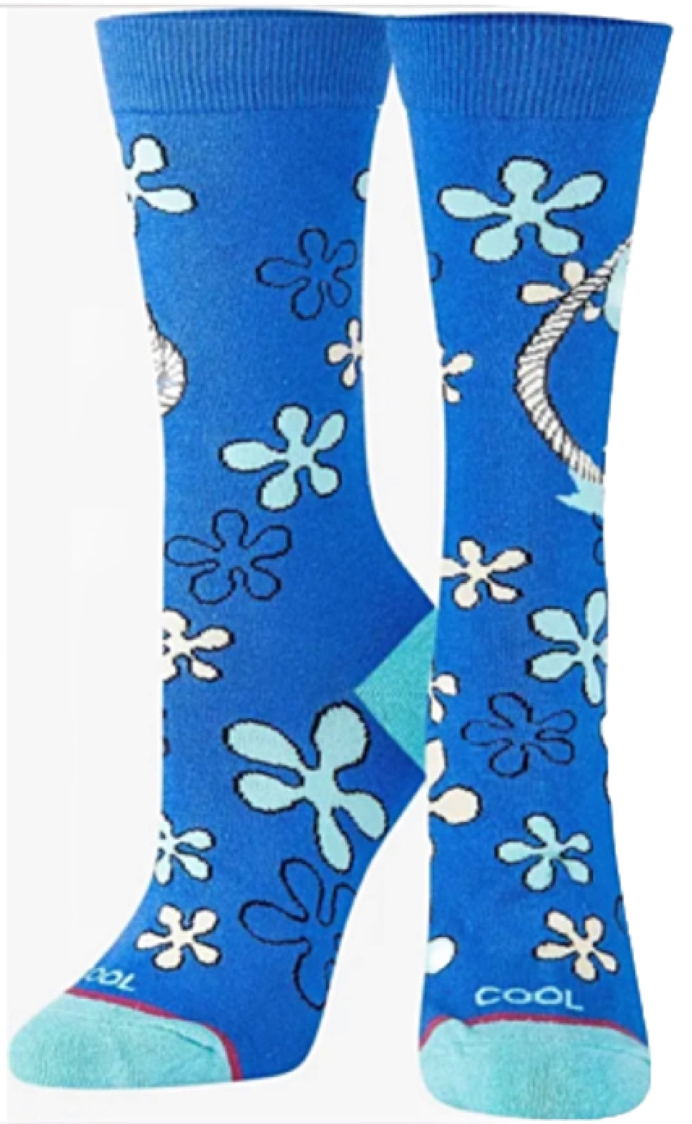 COOL SOCKS BRAND Ladies Spongebob Squarepants Socks 'BABY SQUIDWARD' - Novelty Socks for Less