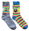 SPONGEBOB SQUAREPANTS Men’s 2 Pair Of Socks GOOD VIBES ONLY