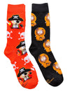 SOUTH PARK Men’s HALLOWEEN 2 Pair Of Socks Kenny & Eric ODD SOX Brand