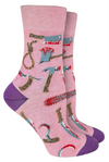 GOOD LUCK SOCK Brand Ladies HALLOWEEN Socks BLOODY WEAPONS - Novelty Socks And Slippers
