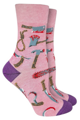 GOOD LUCK SOCK Brand Ladies HALLOWEEN Socks BLOODY WEAPONS - Novelty Socks And Slippers