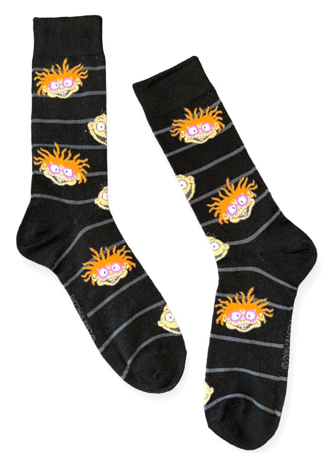 RUGRATS Men’s CHUCKIE & TOMMY PICKLES Socks - Novelty Socks And Slippers