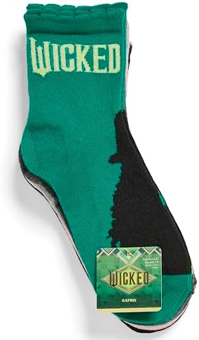 WICKED The Movie Ladies 5 Pair Of Socks - Novelty Socks And Slippers