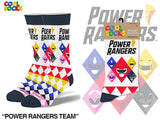 MIGHTY MORPHIN POWER RANGERS Unisex Socks COOL SOCKS Brand - Novelty Socks for Less