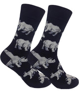 RHINOCEROS Adult Unisex Socks FUNATIC Brand - Novelty Socks And Slippers