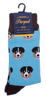 PARQUET Brand Men’s AUSTRALIAN SHEPHERD Dog Socks - Novelty Socks And Slippers